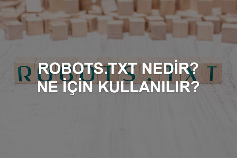Robots.txt Nedir? Ne İçin Kullanılır?